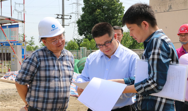 李云区长一行调研泰兴污水处理厂建设情况